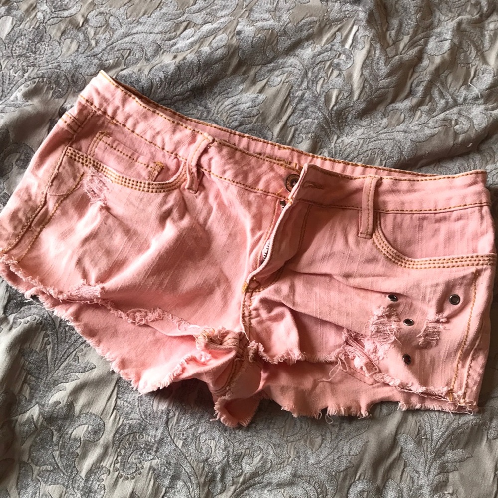 Blue Asphalt early 2000s low rise shorts.